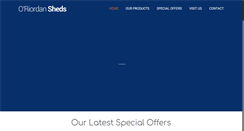 Desktop Screenshot of oriordansheds.ie