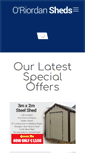 Mobile Screenshot of oriordansheds.ie