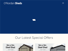 Tablet Screenshot of oriordansheds.ie